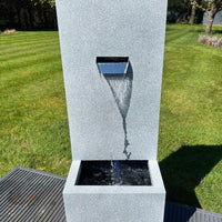 AllPetSolutions large wall blade shower water feature with LED lights
