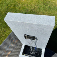 AllPetSolutions wall blade shower feature with its solar panel