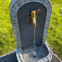 AllPetSolutions marble look tap feature with its solar panel