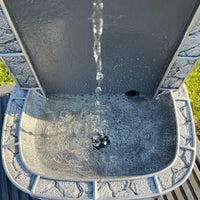 AllPetSolutions marble look tap feature LED lit after dark