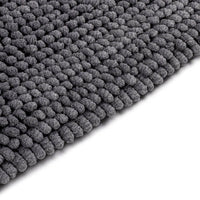AllPetSolutions grey noodle pet mat microfibre texture close up