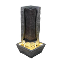 AllPetSolutions modern column water feature with LED lights