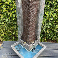 AllPetSolutions modern column feature reservoir bowl and pebbles