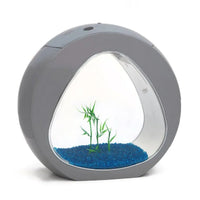AllPetSolutions 13.5 litre nano tank with the LED hood lit