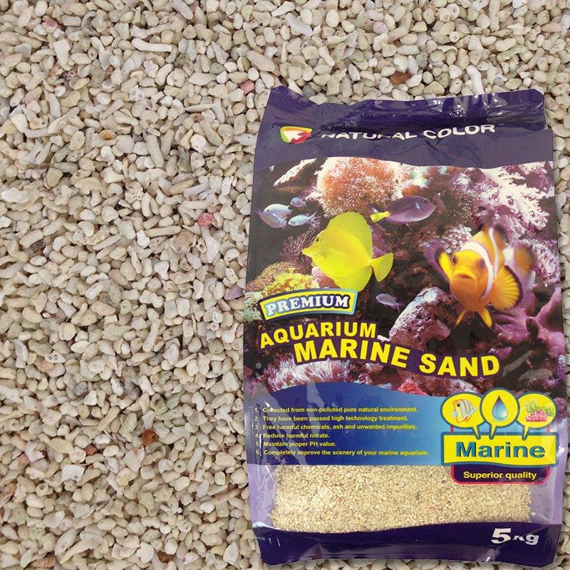 Natural Color Aquarium Reef Marine Sand DRY 2-4mm 5kg - All Pet Solutions