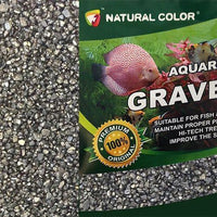 AllPetSolutions Natural Color black aquarium gravel 2-3mm, 2kg