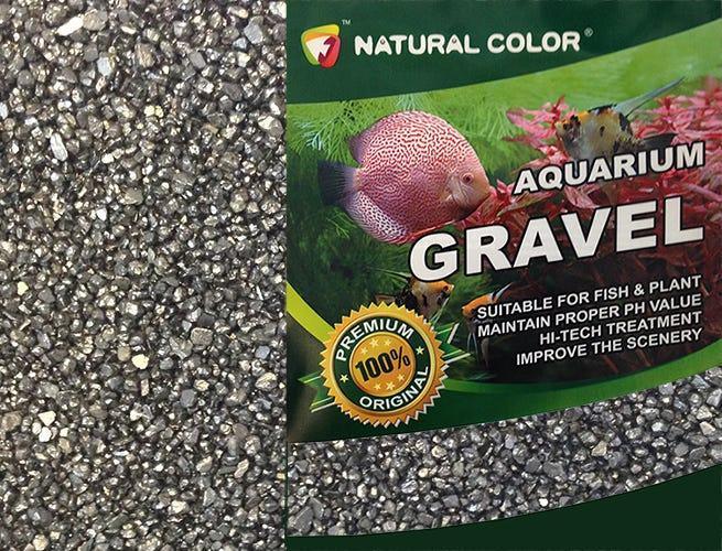 AllPetSolutions Natural Color black aquarium gravel 2-3mm, 2kg