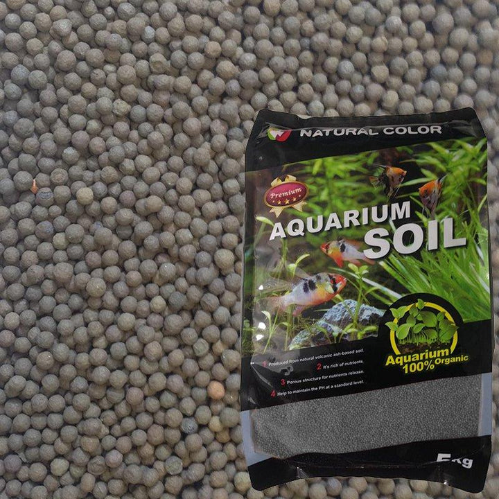 Natural Color Volcanic Substrate Black 2-4mm 5kg - All Pet Solutions