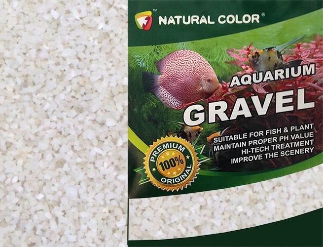 Natural Color White Aquarium Gravel 4 - 6mm 2kg - All Pet Solutions