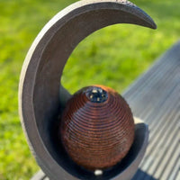 AllPetSolutions moonshape vase feature stone effect finish detail