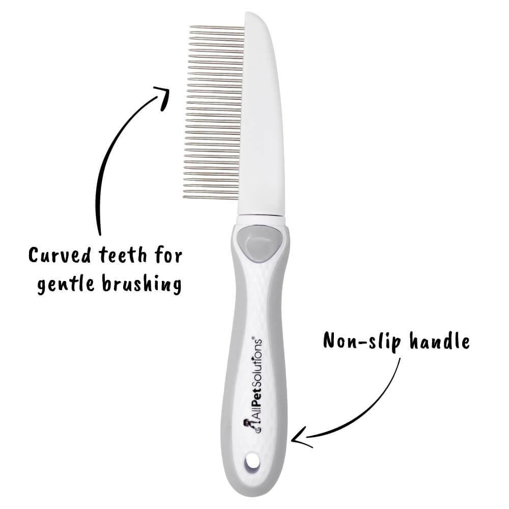 Pet Moulting Comb - Grey - All Pet Solutions