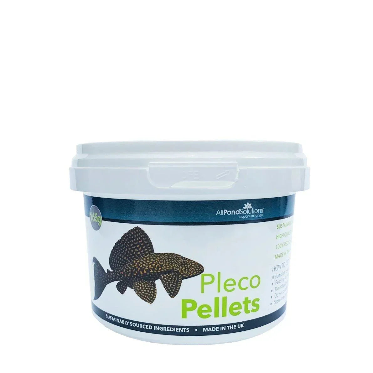 AllPetSolutions pleco pellets fish food 8mm, 165g to 295g