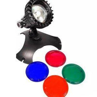 AllPetSolutions PG-3 pond lights with the coloured lenses fitted
