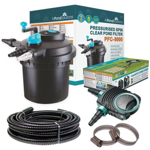 Pressurised Spin Clear Pond Filter PFC-8000 - All Pet Solutions