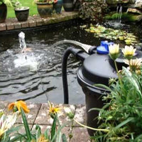 AllPetSolutions PFC-8000 spin clean handle and backwash valve