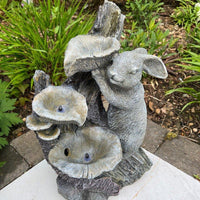 AllPetSolutions rabbit waterfall feature stone effect finish detail