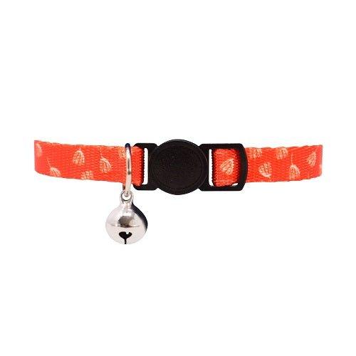 Red Flower Cat Collar with Safety Release Buckle - All Pet Solutions