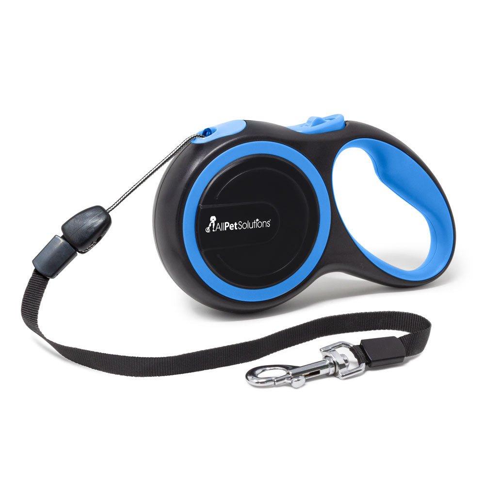 Retractable Cord Dog Lead - Blue 5M - 25KG - All Pet Solutions