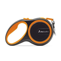 AllPetSolutions orange retractable lead swivel clip detail