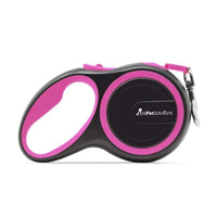 AllPetSolutions pink retractable lead with the tape fully extended