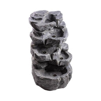 AllPetSolutions rock cascade feature LED lit after dark