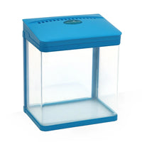 AllPetSolutions 14 litre nano tank hood lifted for feeding