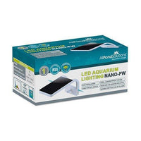 AllPetSolutions small aquarium LED light over a planted nano tank