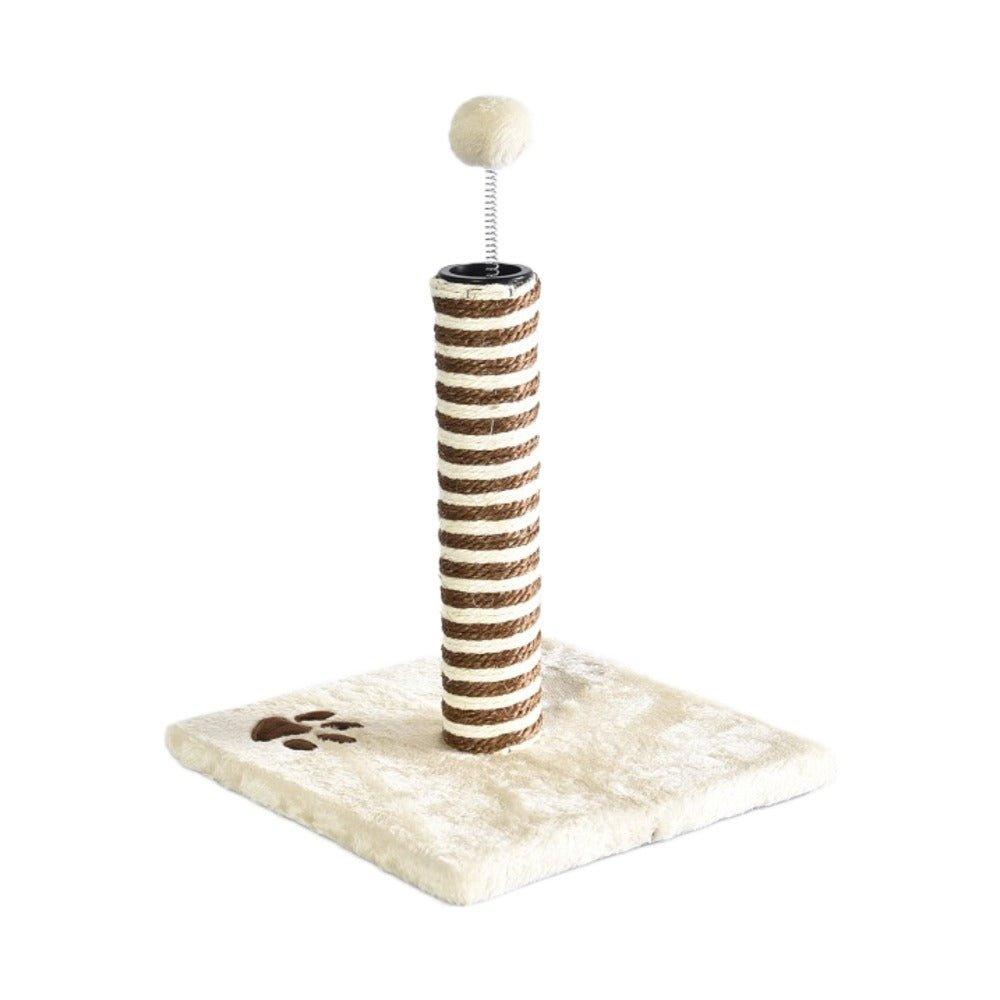 Small Cat Scratching Post with a Ball on a Spring 40cm - All Pet Solutions