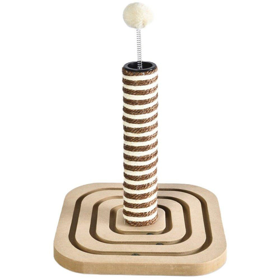 Small Cat Scratching Post With Wooden Base - All Pet Solutions