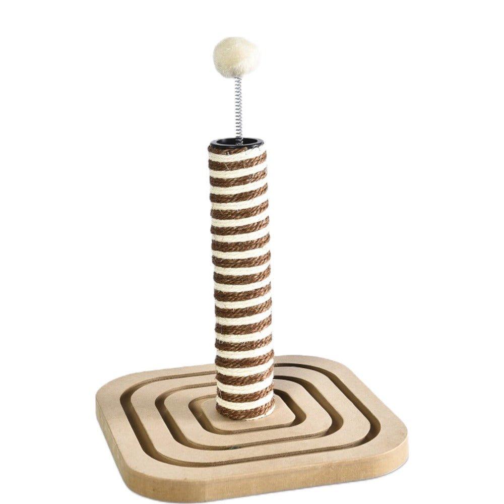 Small Cat Scratching Post With Wooden Base - All Pet Solutions