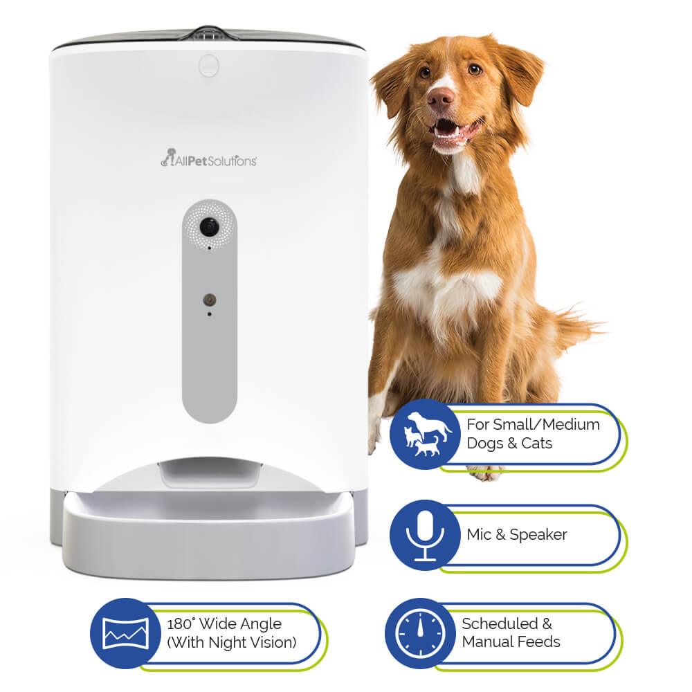 Smart Pet Auto Feeder with WIFI & Camera 4.3L - All Pet Solutions