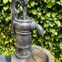 AllPetSolutions three-tier barrel water feature sited in a garden