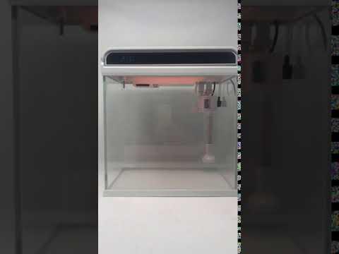 Ultra Clear Glass Nano LED Light Fish Tank - 12L - White - All Pet Solutions