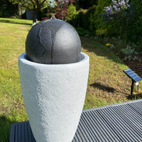 AllPetSolutions vase globe water feature with LED lights
