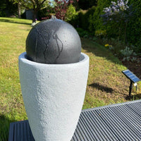 AllPetSolutions vase globe feature with its solar panel