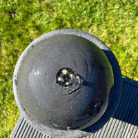 AllPetSolutions dark grey vase globe feature LED lit after dark