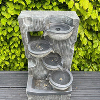 AllPetSolutions waterfall feature with 4 water bowls and LED lights