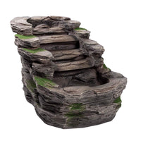 AllPetSolutions waterfall water feature sited in a garden border