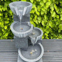 AllPetSolutions waterfall feature with 4 water bowls and LED lights