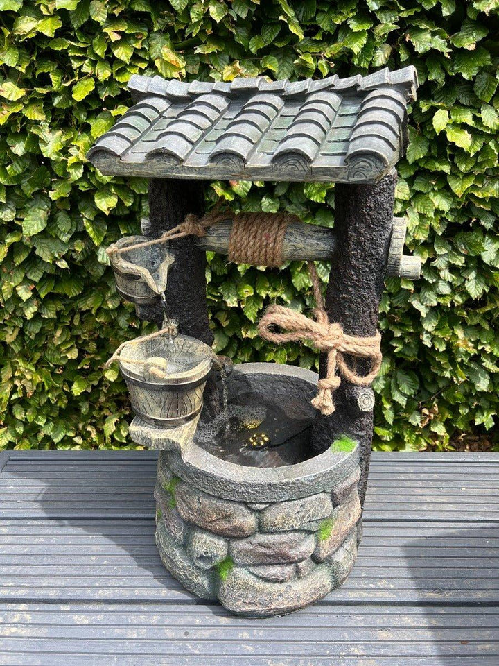 Wishing Well Water Feature with LED Light - All Pet Solutions