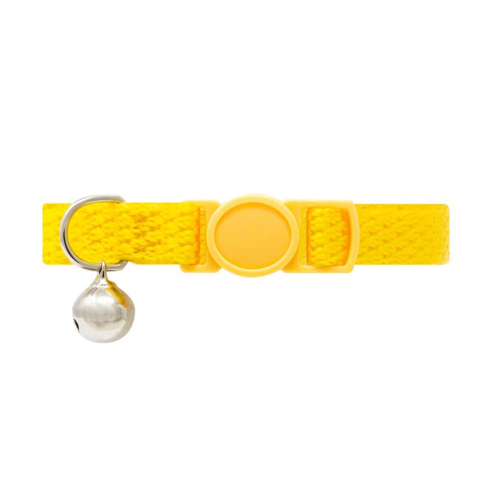 Yellow Cat Collar with Safety Release Buckle - All Pet Solutions